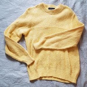 Vintage Yellow Knit Sweater